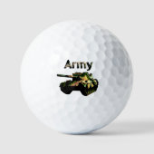 Green Khaki Army Tank, Golfbälle (Vorderseite)