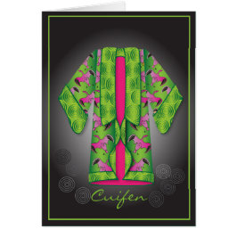 Green Kimono Card