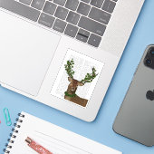 Green King Aufkleber (Laptop mit iPhone)