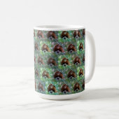 Green King Charles Cavalier Spaniel, Tasse (VorderseiteRechts)