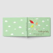 Green Kites Baby Dusche Gold Foil Wünsche für Baby Gästebuch (Voll)