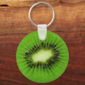 Green Kiwi Frucht Fresh Slice Schlüsselanhänger (Vorderseite)
