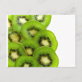 Green Kiwi Fruit Postkarte