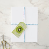 Green Kiwi Gift Tag Geschenkanhänger (Mit Garn)