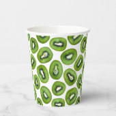 Green Kiwi Muster Pappbecher (Links)
