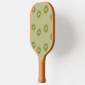 Green Kiwi Slice Muster Pickleball Schläger (Links)