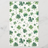Green Kleeblatt Brautparty Bridal Bingo (Rückseite)