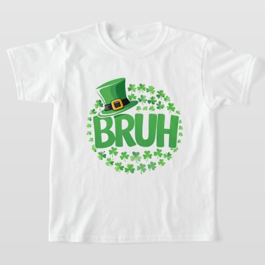 Green Kleeblatt Bruh Leprechaun Hat St Pat's Outfi T-Shirt (Ablage )