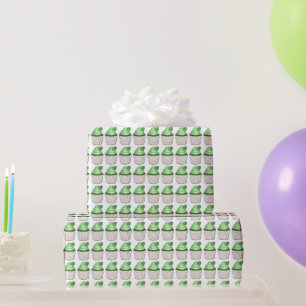 Green Kleeblatt Clover Cupcake St. Patrick's Day Geschenkpapier