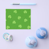 Green Kleeblatt Clover Pattern St. Patricks Day Flyer (Einzeln)