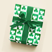 Green Kleeblatt Clover St Patrick's Day Irish Part Geschenkpapier Set