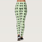 Green Kleeblatt Clover St Patricks Day Leggings (Rückseite)