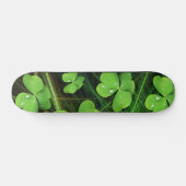Green Kleeblatt Clover St Patrick's Day Skateboard (Horizontal)