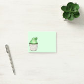 Green Kleeblatt Cupcake St. Patrick's Day Feinschm Post-it Klebezettel (Büro)