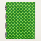 Green Kleeblatt Glitzer Planer (Vorderseite)