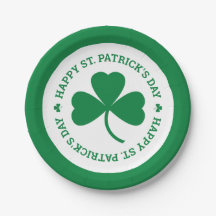 Green Kleeblatt Happy St. Patrick's Day Party