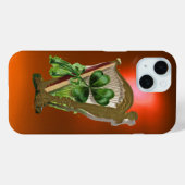 GREEN KLEEBLATT HARP Orange Case-Mate iPhone Hülle (Rückseite (Horizontal))