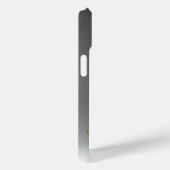 GREEN KLEEBLATT IRISH HARP Grau Weiß Case-Mate iPhone Hülle (Rückseite / Rechts)