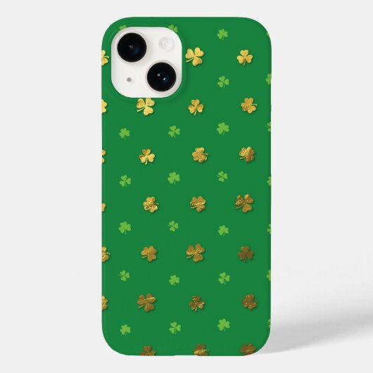 Green Kleeblatt Irish iPhone / iPad Fall Case-Mate iPhone Hülle (Rückseite)