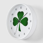 Green Kleeblatt Irish Lucky Clover Uhr (Winkel)