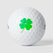 Green Kleeblatt Irish St. Patrick's Day 4Kevin Golfball (Vorderseite)
