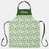 Green Kleeblatt Kitchen Schürze Custom Gift Irish (Vorderseite)