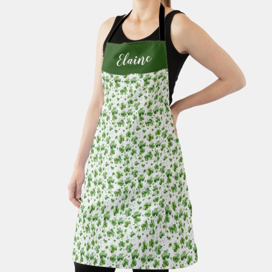 Green Kleeblatt Kitchen Schürze Custom Gift Irish (InSitu)