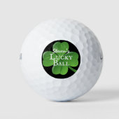 Green Kleeblatt Lucky Ball St Patrick's Day Custom (Vorderseite)