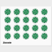 Green Kleeblatt Lucky Me Sticker (Blatt)