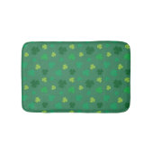 Green Kleeblatt Pattern St Patricks Day Badematte (Vorderseite)
