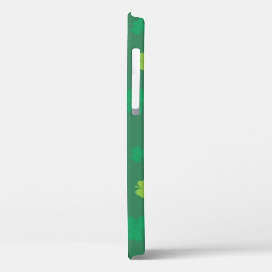 Green Kleeblatt Pattern St Patricks Day Case-Mate iPhone Hülle (Rückseite / Links)