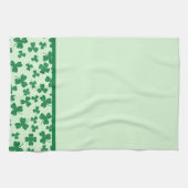 Green Kleeblatt Pattern St. Patrick's Day Geschirrtuch (Horizontal)
