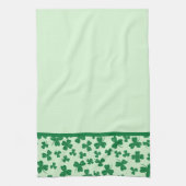 Green Kleeblatt Pattern St. Patrick's Day Geschirrtuch (Vertikal)