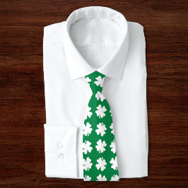 Green Kleeblatt Pattern St. Patrick's Day Krawatte