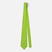 Green Kleeblatt Pattern St Patrick's Day Krawatte (Vorderseite)