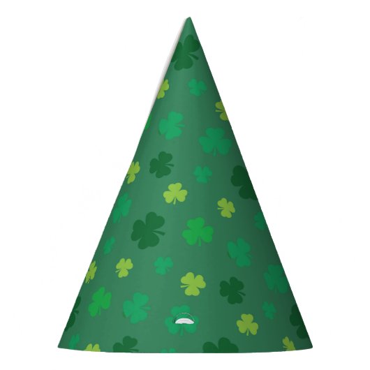 Green Kleeblatt Pattern St Patricks Day Partyhütchen (Links)