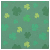 Green Kleeblatt Pattern St Patricks Day Stoff (Nahaufnahme)