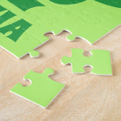 Green Kleeblatt Personalisiert Kids Puzzle (Seite)