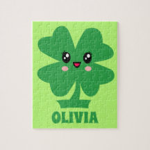 Green Kleeblatt Personalisiert Kids