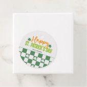 Green Kleeblatt Quadrate St. Patrick's Day Geschenkanhänger (Beispiel)