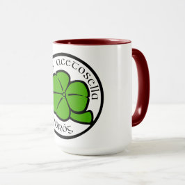 Green Kleeblatt Saint Patrick's Day Floral Art Tasse