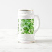 Green Kleeblatt St Patrick's Day Beer Stein Bierglas (VorderseiteRechts)