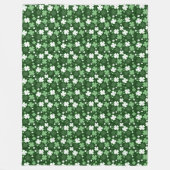 Green Kleeblatt, St. Patrick's Day Fleecedecke (Vorderseite)