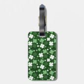 Green Kleeblatt, St. Patrick's Day Gepäckanhänger (Rückseite vertikal)