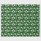 Green Kleeblatt, St. Patrick's Day Geschenkpapier (Flach)