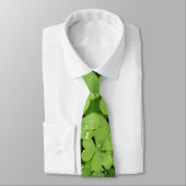 Green Kleeblatt st.Patricks Day Klee Krawatte (Gebunden)