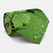 Green Kleeblatt st.Patricks Day Klee Krawatte (Gerollt)