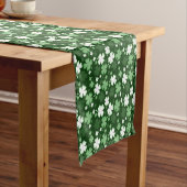 Green Kleeblatt, St. Patrick's Day Kurzer Tischläufer (Beispiel)