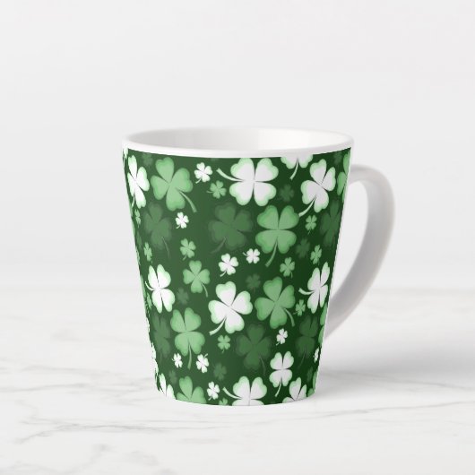 Green Kleeblatt, St. Patrick's Day Milchtasse (Rechte Ecke)