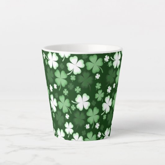 Green Kleeblatt, St. Patrick's Day Milchtasse (Vorderseite)